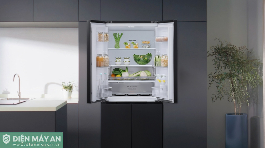 Tủ lạnh âm tường Panasonic Inverter 445 lít Multi Door NR-XZ520CWKV